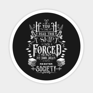 Book Reading Lover Magnet